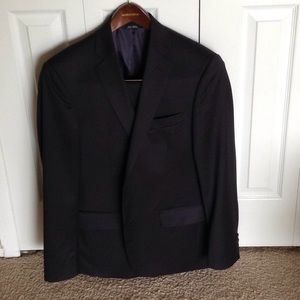 Navy trim fit suit 40 R